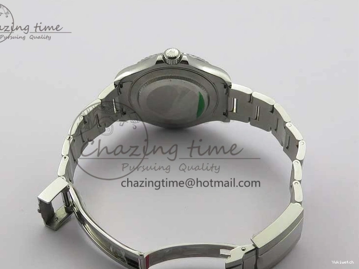 Dial Yacht-Master Silver Best SS SA3135 Edition Maker Bp on SS 116622 Bracelet 0501